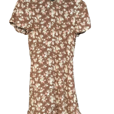 Auguste The Label dress  Size 8 Brown / Floral / Nude / Pink  