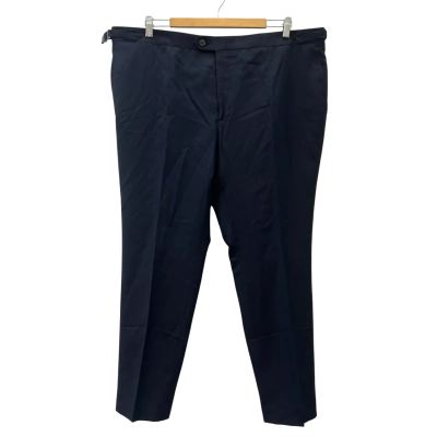 Brent Wilson Mens Size 42 Navy Blue Wool Pants