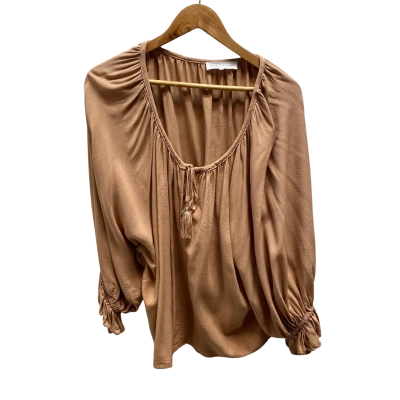 White Closet Womens  Size L / M Brown Top