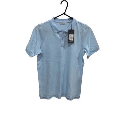 Teen Kid Sky Blue Country Road Polo Shirt Size 14