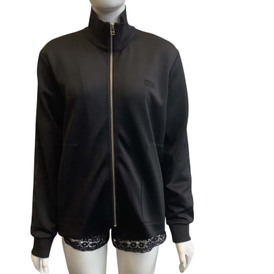 C&M Camilla and Marc Women's Size 10 Vines Zip Jacket Black  