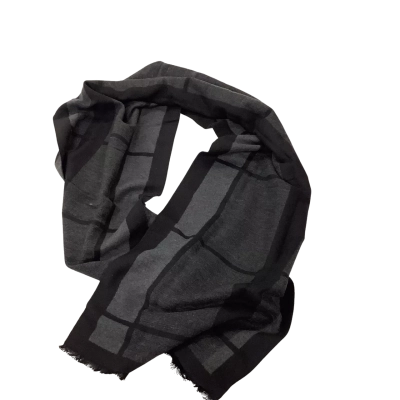 BNWT Mens One Size Black/Grey Scarf