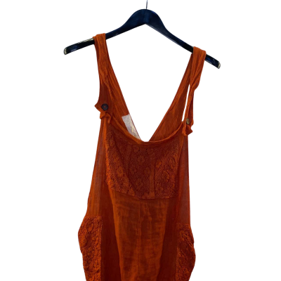  Womens Brown Overalls Size M