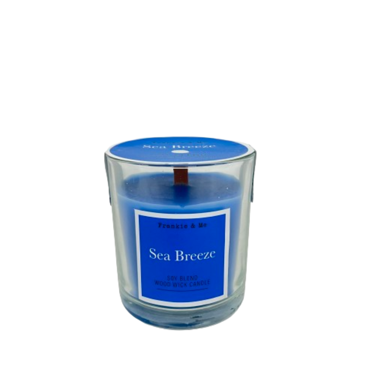 New Frankie & Me Sea Breeze Soy Blend Wood Wick Candle 111095