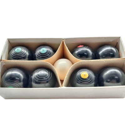 VINTAGE CARPET BIAS BOWLS SET 1950S ORIGONAL BOX