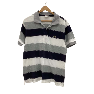 Lacoste Mens  Size 8 Polo Shirt Striped 