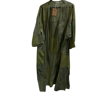 Tree of Life Womens  Size One Size Open Jacket Green / Multicoloured / Pattern 