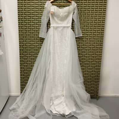 NWT MISSACC Stunning Women's Size 10 12 M Bridal Bridesmaid Formal Wedding Dress Gown 