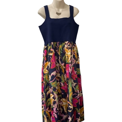Portmans Blue Floral Maxi Dress   Size XXL 