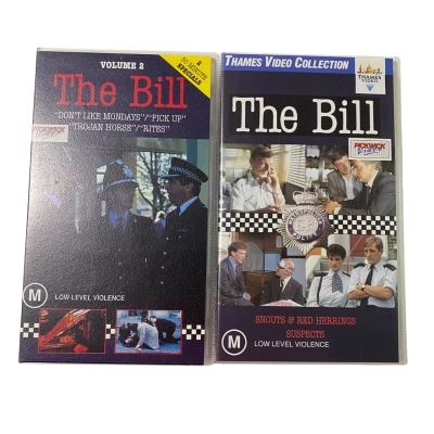 The Bill VHS set