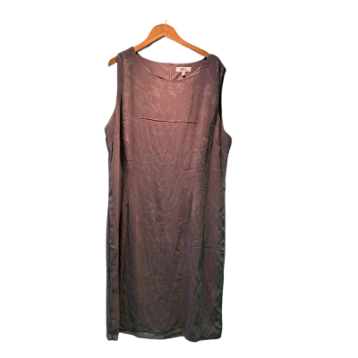  European collection Womens  Size 18 Midi Dress Floral / Grey / Silver 