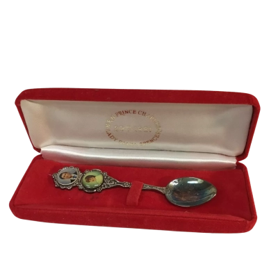 Vintage Spoon Prince Charles and Lady Diana 1981