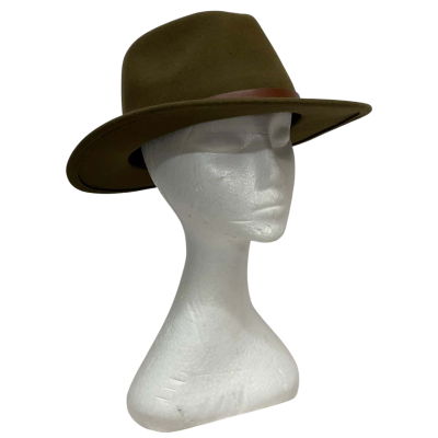 Brixton Unisex  Size M Khaki Fedora hat
