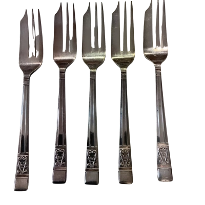 Mosleys A1 cocktail forks EPNS 