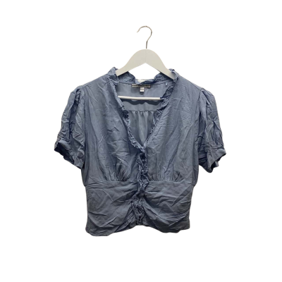 Guess Womens Size L Stunning Blue Top