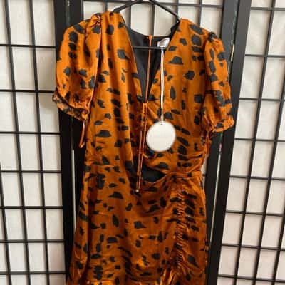 Womens Runaway Aubrey Rust S14 Mini Dress