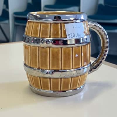 Vintage Barrel Beer Mug