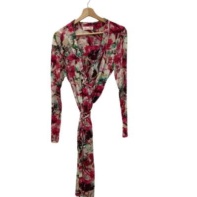 Alannah Hill Womens  Size 14 Wrap Dress Floral 