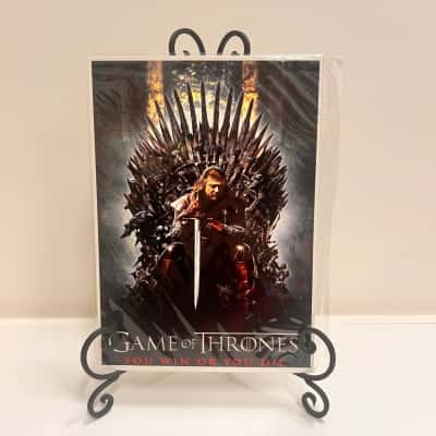Game of Thrones You Win or You Die Ned Stark Iron Throne Poster Sealed