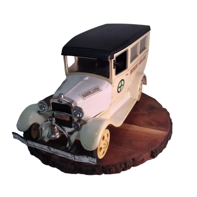 Vintage Jim Beam 1930s Emergency Ambulance Decanter - Display Only