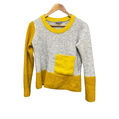 COS Womens  Size XS Jumper Grey / Yellow 