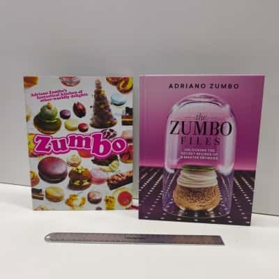 Adriano Zumbo Cookbook Lot Zumbo & The Zumbo Files Dessert Pastry Recipes