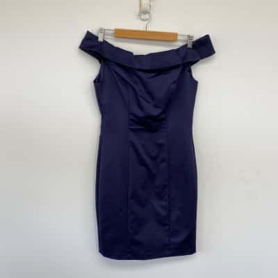Review Navy Blue Harmony Mini Dress Size 12 