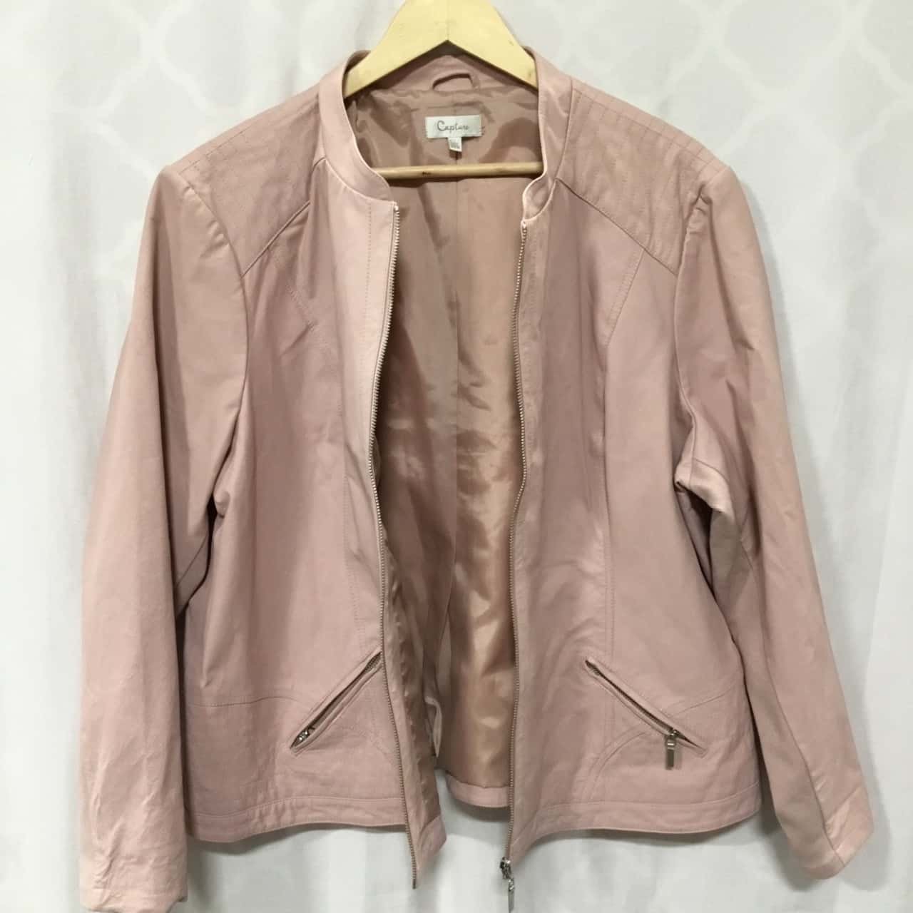 pink jacket size 22