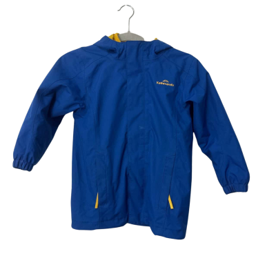 Kathmandu Kids  Size 6 rain Jacket Blue 