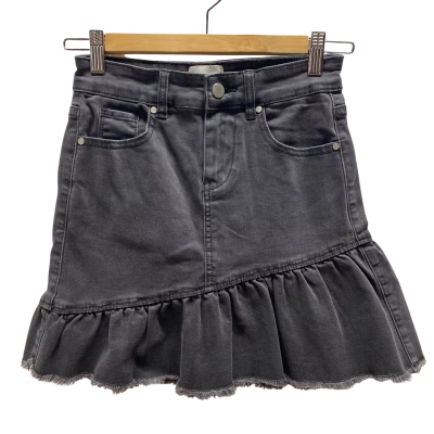 Seed Heritage Womens Black Denim Skirt Size 6 