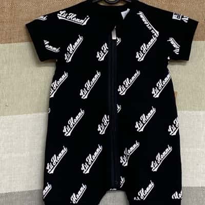 LIL HOMME Kids Size 00 Summer Jumpsuit Black  