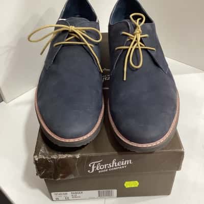 Florsheim Mens  Size 12 Dress shoes Blue / Navy Blue 