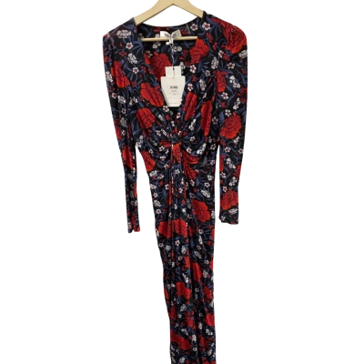 Diane Von Furstenberg Womens  Size M Cocktail Dress Blue / Red / White 