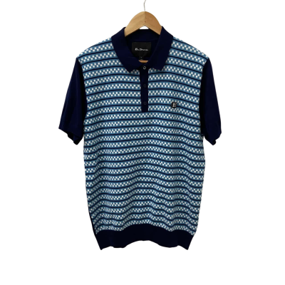 Ben Sherman Mens  Size L Polo Shirt Blue 