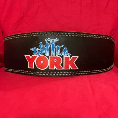 York Leather Weight Lift Belt size M