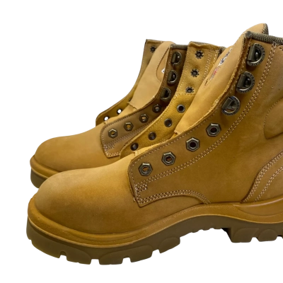 Steel Blue Womens Boots Size 6 / 8 Brown / Pink  