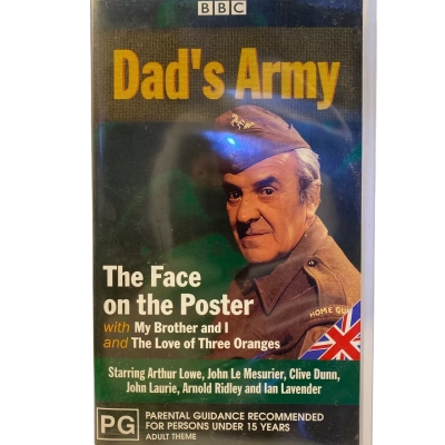 Dad’s Army VHS The Face on the Poster