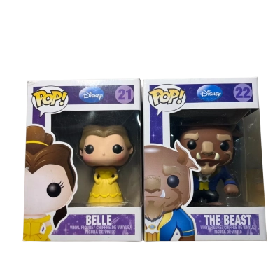 Funko Pops #21 Belle and #22 The beast bundle