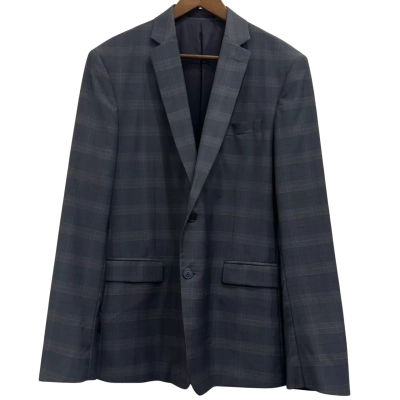  V ersace Mens  Size 52 Blazer Checked / Grey 