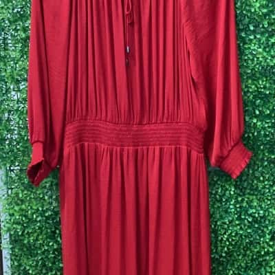 Wayne Cooper Womens  Size 16 Casual Dress Red 