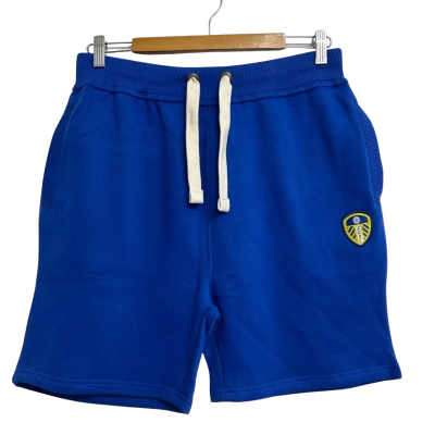 Leeds United FC Mens Size L Blue Shorts