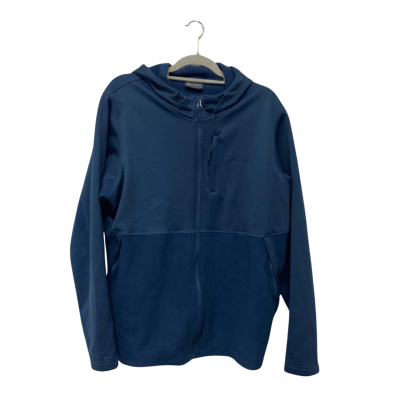 Kathmandu Mens Full Zip Fleece Hoodie Size XXL Navy Blue 