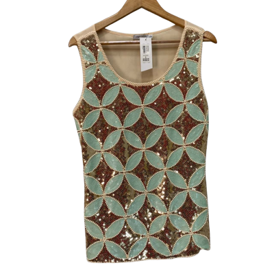 Paper Scissors Sequin Top Multicoloured 