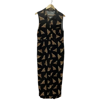 Dangerfield Womens  Size 14 Jumpsuit / Short Sleeve Playsuit Black  