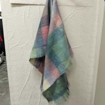 Loch Maree Pure Mohair Pile Made in Australia Throw Rug VGUC 