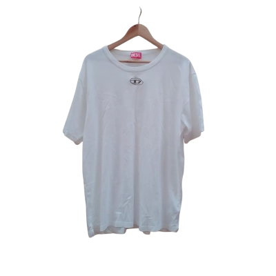 Mens Diesel T-shirt with metallic Oval D Size XXL