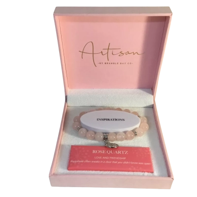 Artisan Inspirations Rose Quartz Bracelet Love and Friendship 