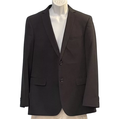 New England Mens Size L Suit Jacket Black