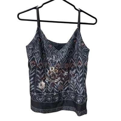 Ted Baker Womens  Size 3 Floral / Grey Top