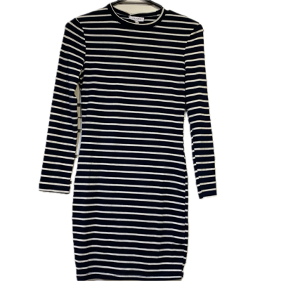 Zalora basics Womens  Size XS Navy Blue / White Dress 
